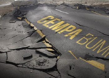 BENCANA : Gempa bumi terjadi di Kabupaten Nias Barat Sumatera Utara (ist/dumas)