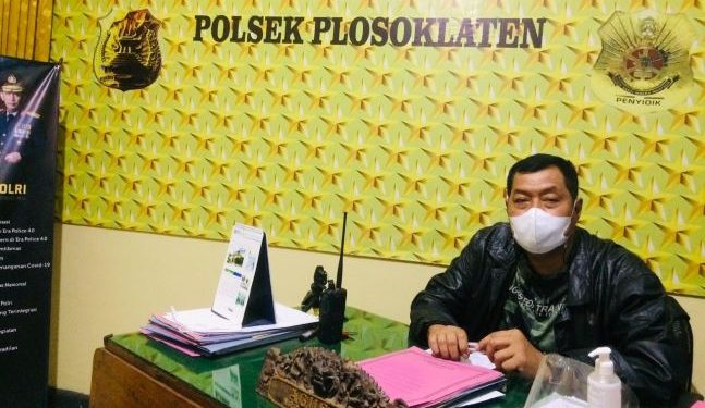 Kapolsek Plosoklaten, Iptu Agus Suryanto (Yusril Ihsan/kdr)