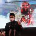 Bupati Kediri, Hanindhito Himawan Pramana saat launching aplikasi Halo Masbup (Nanang Priyo Basuki/kdr)