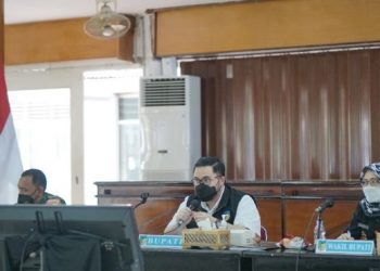 Rapat koordinasi bersama Tim Gugus Tugas di Pendopo Panjalu Jayati (istimewa/kdr)