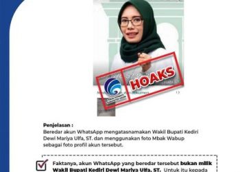 Pemberitahuan disampaikan Pemerintah Kabupaten Kediri (Kominfo)