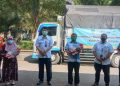 Launching penyaluran bantuan di Halaman Pendopo Panjalu Jayati (Kintan Kinari Astuti)