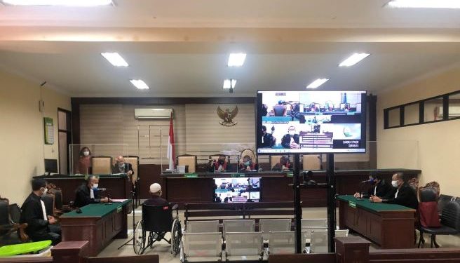 Sidang di Ruang Candra Pengadilan Tipikor Surabaya (Penkum Kejari Kota Kediri)