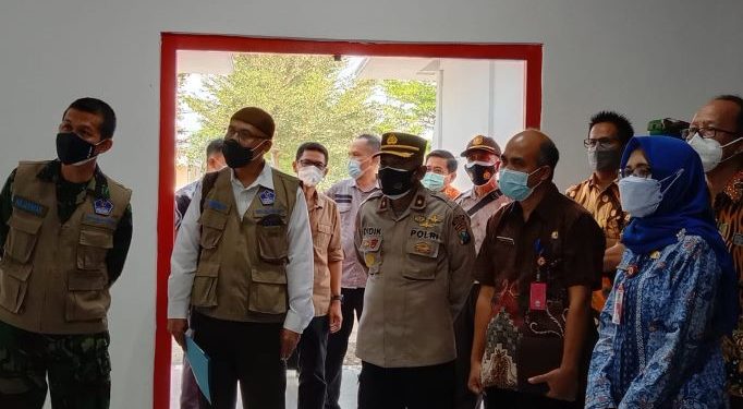 Tim Satgas Pusat didampingi Wabup Mbak Dewi di RSUD SLG (Kintan Kinari Astuti)