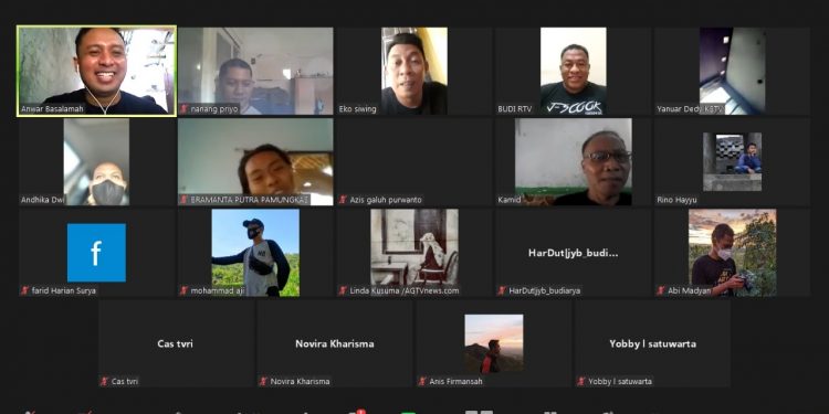 Jumpa pers Media Officer Persik Kediri (istimewa)