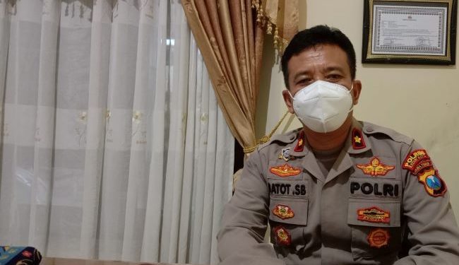 Kapolsek Mojoroto Kompol Gatot Setyo Budi (Kintan Kinari Astuti)