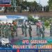 Saat apel gabungan bertempat di Mako Lantamal II, Bukit Peti Peti Teluk Bayur Padang (Humas Lantamal II)