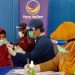 Kegiatan sentra vaksinasi bertempat di Balai Desa Banyakan (Kintan Kinari Astuti)