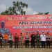 Apel pasukan antisipasi bencana di Lapangan Gajah Mada (Aldimas .M Fahrezi)