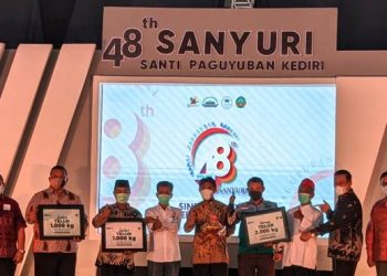 Peringatan 48 Tahun Sanyuri bertempat di GOR Jayabaya (Kintan Kinari Astuti)