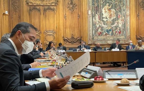 Menteri Perdagangan Muhammad Lutfi ke Paris Perancis bertemu Dewan Menteri OECD (istimewa)