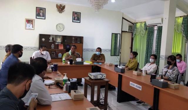 Pertemuan perwakilan pengusaha hiburan dengan Satgas Covid-19 Kota Kediri (istimewa)
