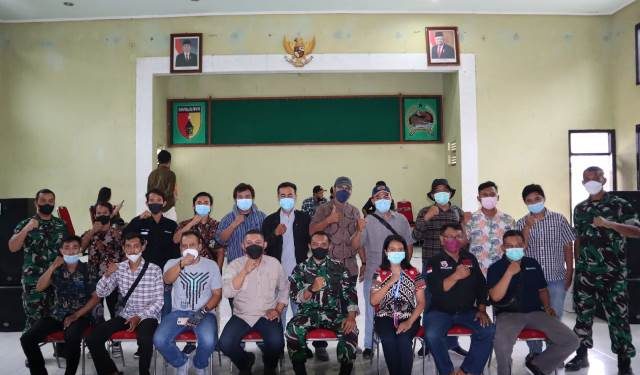 Silahturahmi Kodim 0809 Kediri bersama jurnalis Kediri Raya (Pendim)