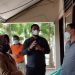 Rombongan Komisi C DPRD Kota Kediri saat sidak di Ruang Isoter Mandiri