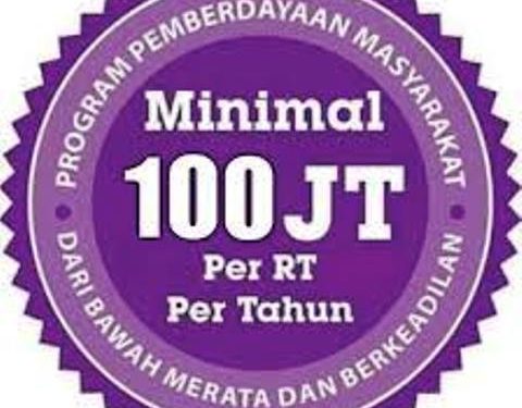 Logo lama Prodamas Plus setiap RT 100 juta (istimewa)