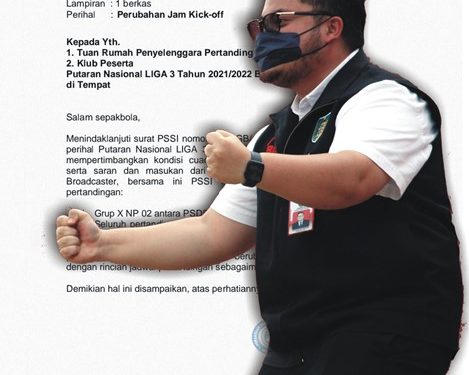 Bupati Kediri Mas Dhito sangat berharap Persedikab lolos Babak 16 Besar (istimewa/Nanang Priyo Basuki)
