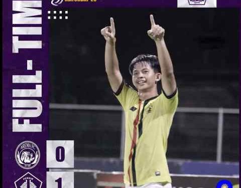 Risna Prahalabenta bintang kemenangan Persik Kediri (persik fc)