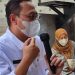 dr. Fauzan Adima, Kadinkes Kota Kediri saat merayakan HPN (Nanang Priyo Basuki)