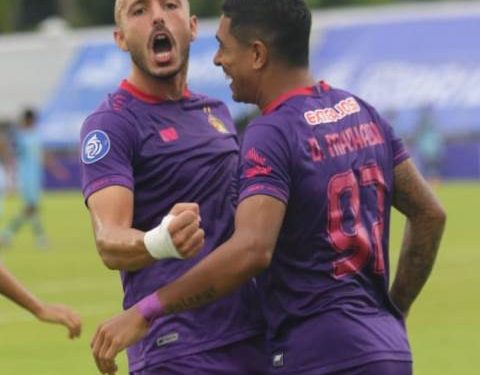 Youssef Ezzejjari menunjukkan taringnya di jala lawan (Persik)