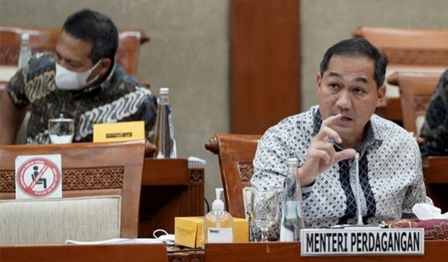 Menteri Perdagangan, Muhammad Lutfi melakukan rapat kerja dengan Komisi VI DPR RI (dok humas)