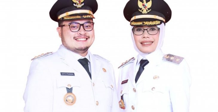 Mas Dhito dan Mbak Dewi, Bupati dan Wakil Bupati Kediri (istimewa)