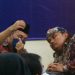 Ketua DPD NasDem Lutfi Mahmudiono dan Nurhadi, anggota Komisi IX DPR RI saat acara sosialisasi kesehatan (Nanang Priyo Basuki)
