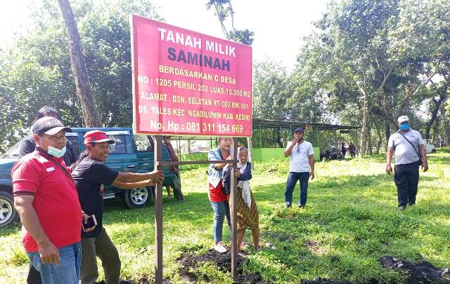 PG. Ngadirejo Dituduh Kuasai Lahan Milik Saminah Warga Tales Ngadiluwih