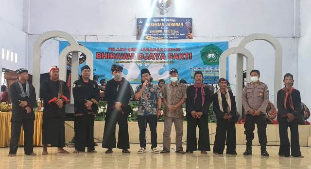 Pembukaan acara seni budaya kuda lumping di Balai Desa Bulupasar (istimewa)