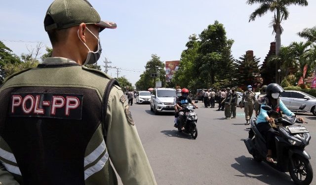 Pengawasan ketat Satgas Covid-19 Kota Kediri tetap diberlakukan saat lebaran (kominfo)
