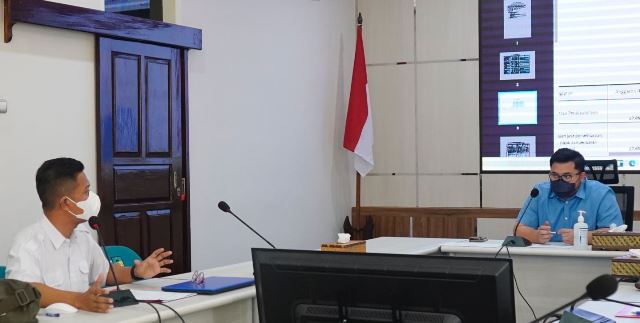 Rapat dengan satuan kerja terkait dipimpin Bupati Mas Dhito (kominfo)
