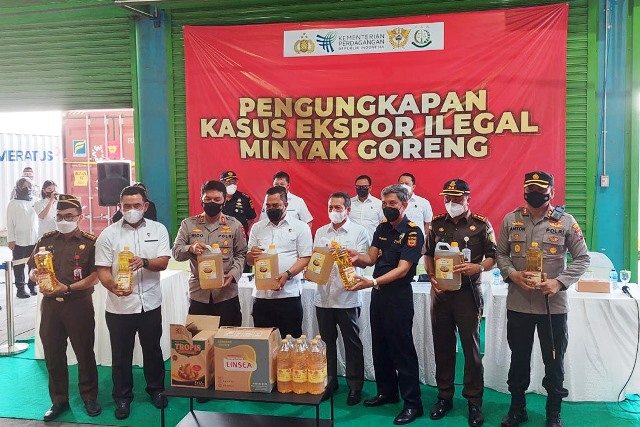 Sinergi  dengan Satgas Pangan dan Bea Cukai, Kemendag Gagalkan Ekspor  Migor ke Timor Leste