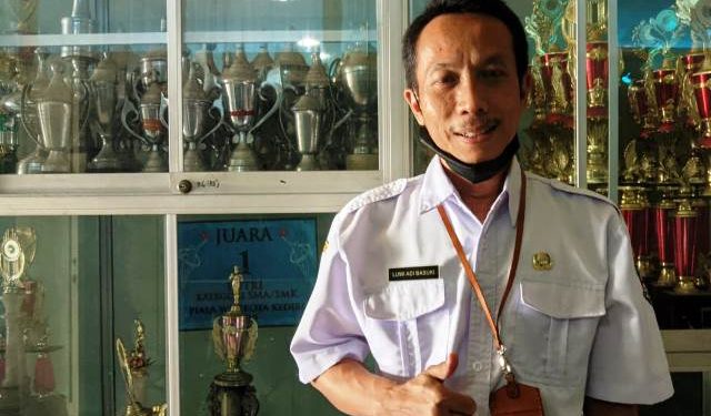 Luwi Adi Basuki selaku Waka Kesiswaan SMADA (Kintan Kinari Astuti)