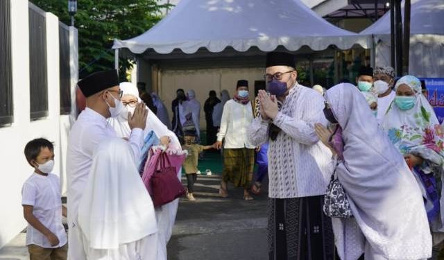 Bupati Kediri Mas Dhito ucapkan Selamat Hari Raya Idul Fitri 1443 Hijriyah (kominfo)