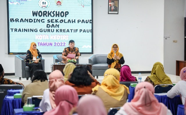 Workshop Branding Sekolah dan Training Guru Kreatif PAUD, Cara Dinas Pendidikan Majukan Kota Kediri