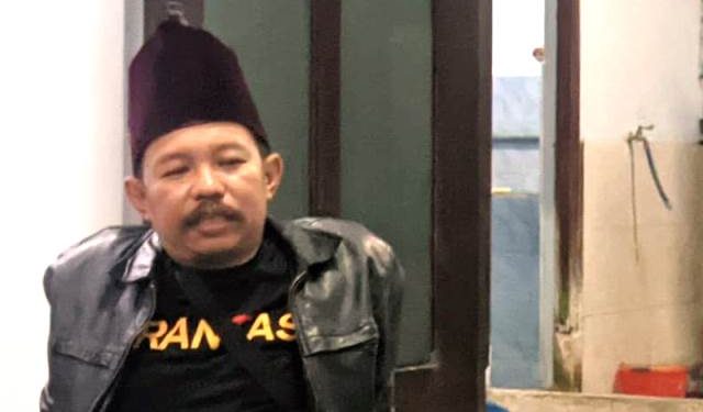 Imam Mubarok, budayawan yang juga jurnalis tergabung di AJI Kediri (Kintan Kinari Astuti)
