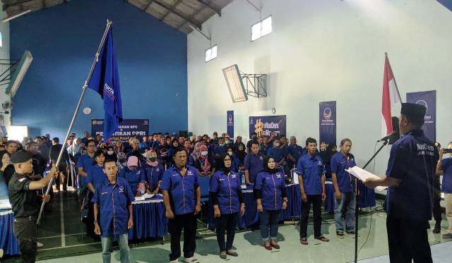 Kuatkan Organisasi Partai, Kader Nasdem Kabupaten Kediri Dikukuhkan Sebagai Pengurus
