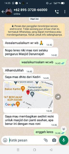 Kembali Marak Penipuan Atasnamakan Mas Dhito, Mbak Wabup Gemes Minta Pelaku Ditangkap