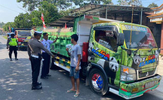 Satlantas Gelar Operasi Gabungan Terpadu, Sasaran Truk Angkut Galian C