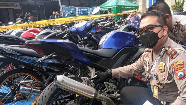Rilis hasil giat Cipta Kondisi digelar Satlantas Polres Kediri Kota (Kintan Kinari Astuti)