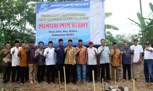 Pembangunan Musala dan TPA Palmturi Imam Wurdiy di Joho Wates