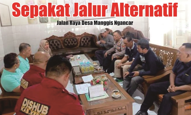 Dishub Sediakan Jalur Alternatif Truk Galian C Melintas di Ngancar