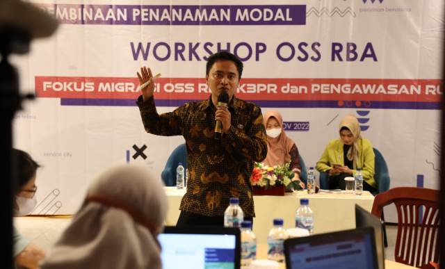 Bekali Pelaku Usaha Cara Lakukan Migrasi dan Pengawasan OSS RBA, DPMPTSP Kota Kediri Gelar Workshop