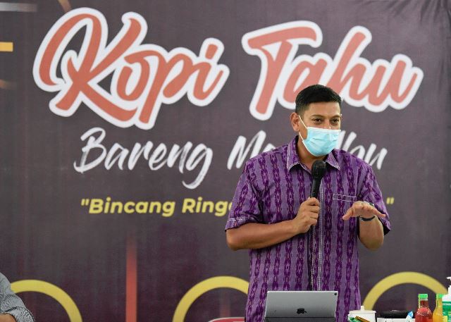 Acara Kopi Tahu di Lirboyo, Mas Abu Sampaikan Dukungan Masjid Ramah Anak