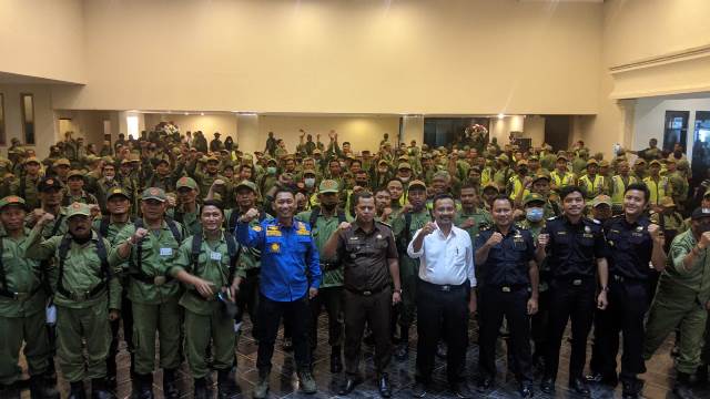 Satpol PP Kota Kediri Bekali Linmas Sebagai Informan Rokok Tanpa Cukai