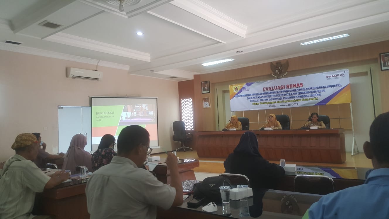 Gelar Evaluasi SIINas, Pemkot Kediri Siap Fasilitasi dan Dorong Pengusaha Optimalkan SIINas