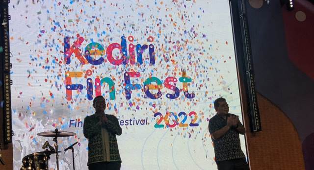 Pembukaan Fin Fest di depan Balai Kota Kediri (Kintan Kinari Astuti)