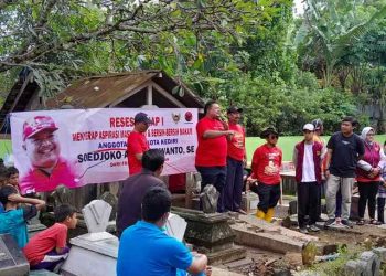 Reses digelar Joko Koreng di Pemakaman Umum Sukorame (istimewa)