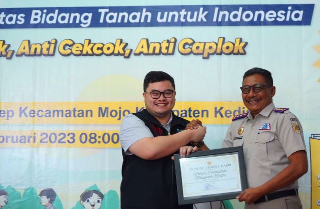 Sukseskan Sertifikat Massal, Mas Dhito Pastikan Perlindungan Keamanan Bagi Panitia Pengukur Bidang Tanah