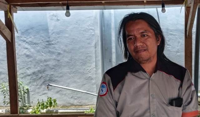 Ketua YLPA, Heri Nurdianto saat jumpa pers (Bram Radyan)