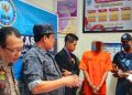 Kepala BNN AKBP Bunawar saat jumpa pers (Bram Radyan)
